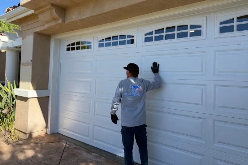 New Installation Garage Door White 10-16-25